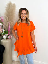 The Jamie - Frill Hem Necklace T-Shirt
